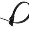 Opaska kablowa PA12, odporna na UV, czarna 132×9mm D=4-27mm PA12 132-12 TRACON