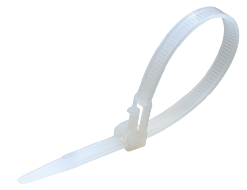 Opaska kablowa wielokrotnego użycia, bezbarwna 250×7.6mm D=10-65mm PA 6.6 260-NY TRACON
