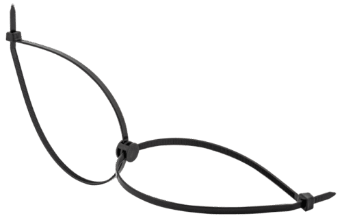 Podwójna opaska kablowa z możliwością pozycjonowania 300x4.8mm D=5-80mm PA6.6 300R TRACON