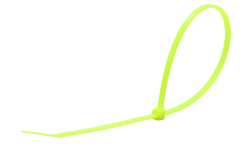 Zielona opaska kablowa neon, standardowa 290×3.6mm D=2-80mm PA6.6 230NZ TRACON