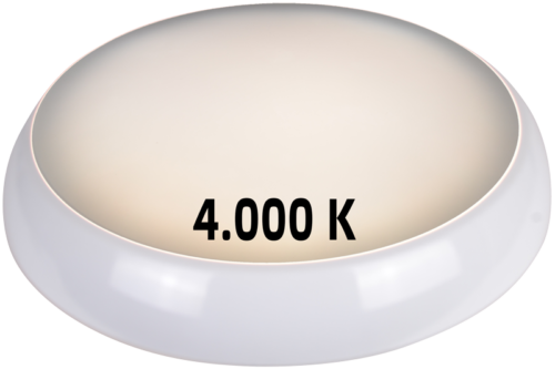 Naścienna oprawa hermetyczna LED, zmienna barwa 230 VAC 16 W 1600 lm ADAM16W TRACON