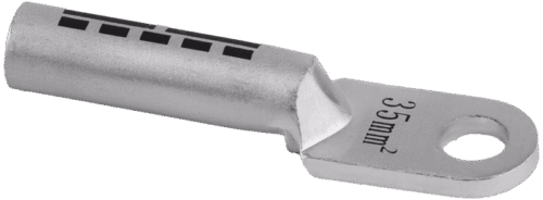 Nieizolowana końcówka rurkowa z oczkiem aluminium (Al)AS35-10