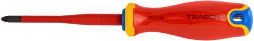 Śrubokręt Pozidriv, izolowany do 1000V AC 1000V PZ0x60mm CDPZ060 TRACON