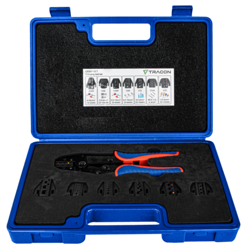 Zestaw narzędzi zaciskających 7pcs CRIMPSET TRACON