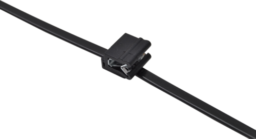 Opaska kablowa z klipsem 4.8×200mm PA6.6 CSKT TRACON