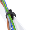 Opaska kablowa z klipsem 4.8×200mm PA6.6 CSKT TRACON