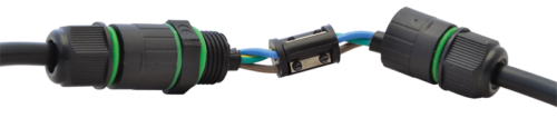 Hermetyczne złącze kablowe z dławikami 3×1 mm2 Pg9 IP65 CST1 TRACON