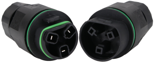 Hermetyczne złącze kablowe z dławikami, z szybkozłączką 3×1-3×2.5 mm2 IP68 PA6.6 CST25F TRACON