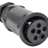 Hermetyczne złącze kablowe z dławikami, kształt T 0.5-4 mm2 IP68 PC+PA6.6 CST4-T TRACON