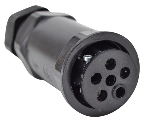 Hermetyczne złącze kablowe z dławikami, kształt T 0.5-4 mm2 IP68 PC+PA6.6 CST4-T TRACON
