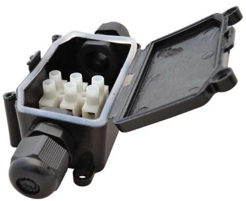 Hermetyczne złącze kablowe w puszce 3×1.5 mm2 IP68 PA6.6 CSTBOX TRACON