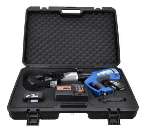 DKV105E-5 Elektrohydrauliczne nożyceo cięcia kabli, w walizce max. D=105mm Cu/Al 8550g 120kN DKV105E TRACON