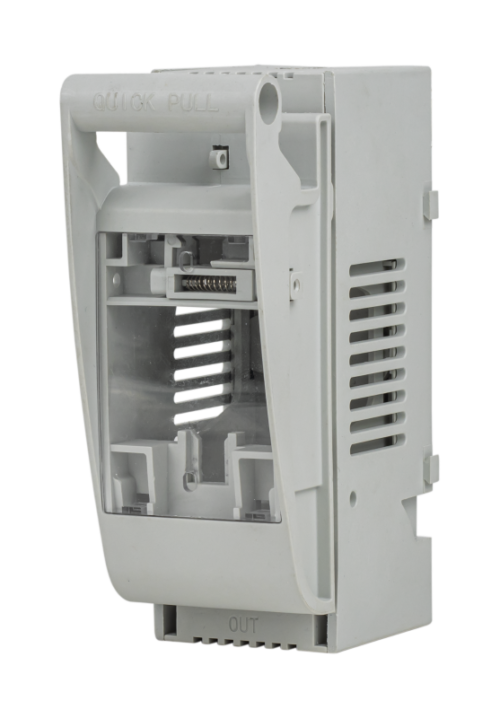 Rozłącznik bezp. do płyty montażowej, poziomy, zacisk płaski AC415V 125A 1P DSH00-1 TRACON