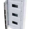 Rozdzielnica natynkowa z dymnymi płaskimi drzwiami, plastik 3×12 (36) modul IP40 (H×W×D=570×330×100mm) EDFKS-12/3 TRACON