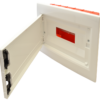 Rozdzielnica podtynkowa, białe drzwi płaskie 1×12 (12) modul IP40 (H×W×D=240×305×80mm) EDSSN-12/1 TRACON