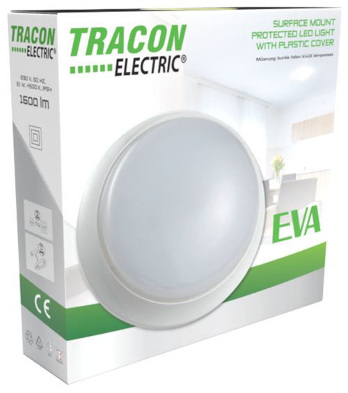 EVA14NW-3 Zewnętrzna oprawa LED z modułem awaryjnym 100-240 V 21/2 W 1600/140 lm EVAE21NW TRACON