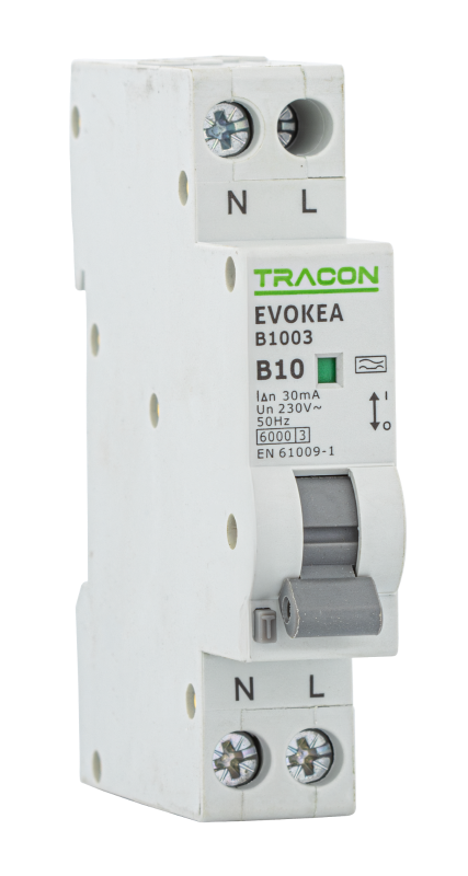 Wył. różn.-prądowy z czł. nadp. elektroniczny 2P 1mod ch.C Wył. różn.-prądowy z czł. nadp. elektroniczny 2P 1mod ch.CEVOKEAC603