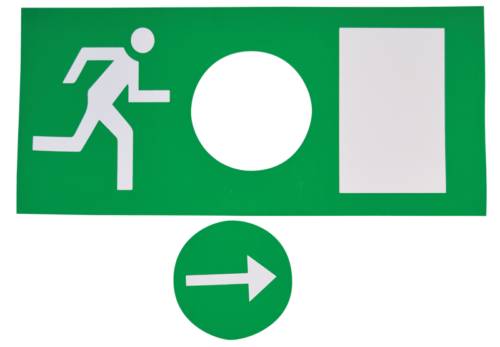 Ewakuacyjna oprawa LED z piktogramami 230V 50Hz 13×LED EXIT-01-J TRACON