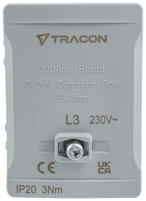 Listwa zaciskowa linii głównej, plombowana, szara 2x35mm2 / 3x35mm2 690VAC 100A FSK35SZ TRACON