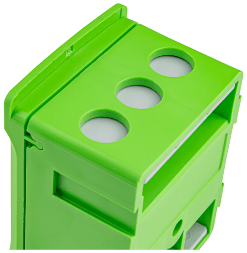 Listwa zaciskowa linii głównej, plombowana, zielona 2x35mm2 / 3x35mm2 690VAC 100A FSK35Z TRACON