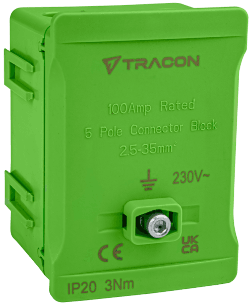 Listwa zaciskowa linii głównej plombowana zielonaFSK35Z