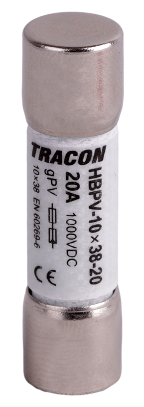 Bezpiecznik cylindryczny PVHBPV-10X38-20