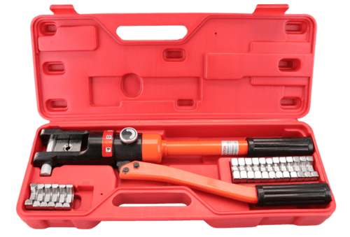 Ręczna praska hydrauliczna ze szczękami i walizką 16-240mm2 KHP240 TRACON