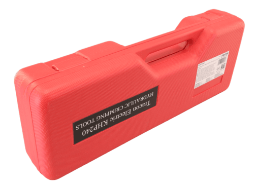 Ręczna praska hydrauliczna ze szczękami i walizką 16-240mm2 KHP240 TRACON