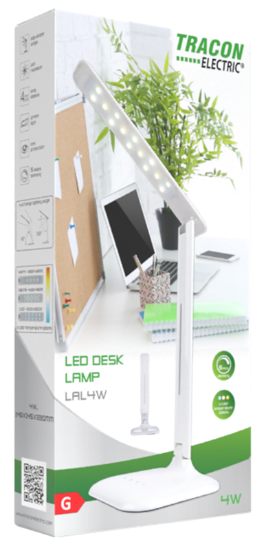 Lampa biurkowa, ze ściemniaczem 100-240 V 50 Hz 4 W LAL4W TRACON