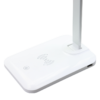 Lampa biurkowa LED, ściemnialna, z ład. bezprzewodową i USB 100-240V 50HZ 5W LALW5W TRACON