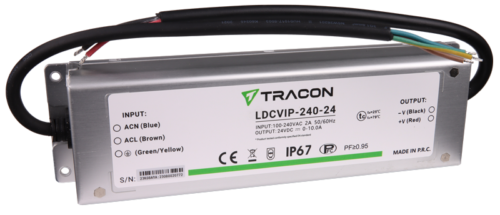 Zasilacz LED w metalowej obudowieLDCVIP-240-24