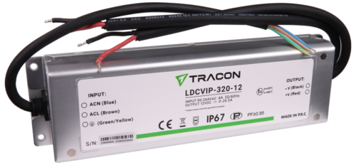 Zasilacz LED w metalowej obudowie Zasilacz LED w metalowej obudowieLDCVIP-320-12