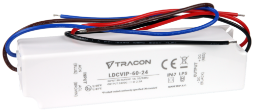 Zasilacz LED w obudowie z tworzywa Zasilacz LED w obudowie z tworzywaLDCVIP-60-24