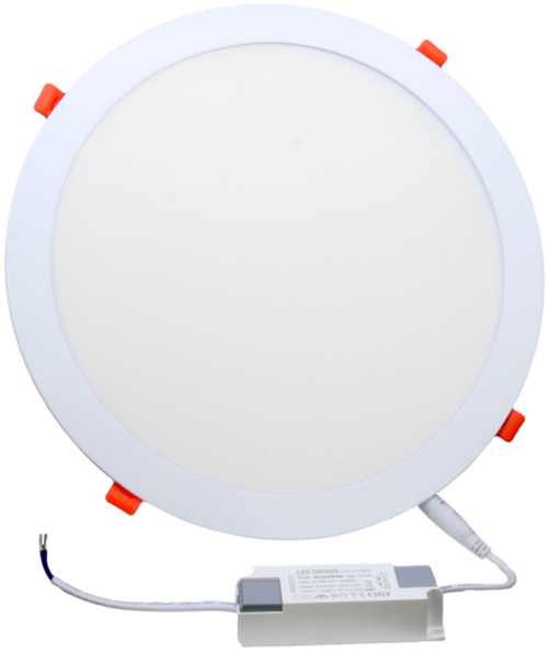 Podtynkowa okrągła biała oprawa LED typu downlightLED-DL-21WW