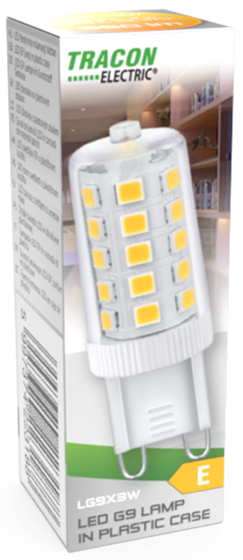 Źródło światła LED w obudowie plastikowej 230 VAC 3 W 2700 K LG9X3W TRACON