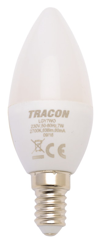 Żarówka LED - Świeczka mleczna Żarówka LED - Świeczka mlecznaLGY7NW