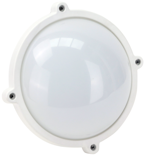 Hermetyczna okrągła oprawa LED okrągła, obud. plastikowa 230 VAC 50 Hz 8 W LHIPK8W TRACON