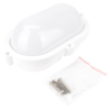 Hermetyczna okrągła oprawa LED owalna, obud. plastikowa 230 VAC 50 Hz 8 W LHIPO8W TRACON