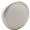 Oprawa plastikowa naścienna LED, okrągła, srebrna ramka 230 V 50 Hz 15 W LHLMKS15NW TRACON