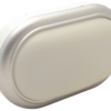 LHLMOS15NW-1 Oprawa plastikowa naścienna LED, owal, srebrna ramka 230 V 50 Hz 15 W LHLMOS15NW TRACON