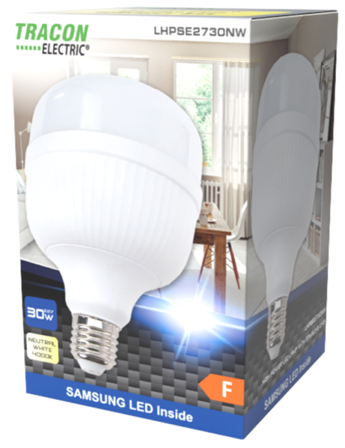 Żarówka LED o wysokiej mocy, z chipem Samsung 220-240 V 50 Hz 30 W LHPSE2730NW TRACON