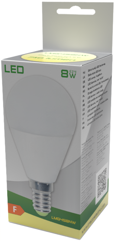 Żarówka Led - Glob 230 V 50 Hz E14 LMG458W TRACON