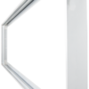 Ramka panela LED do natynkowego montażu 300×1200×43 mm LP30120K TRACON