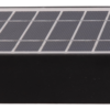 Solarna oprawa ścienna LED z czujnikiem ruchu, czarna 6W 4000K 900 lm LSBB6W TRACON