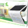 LSLBW3W-1 Solarna oprawa ścienna LEDz czujnikiem ruchu, biała 3.2 W 4000 K 400 lm LSLBW3W TRACON