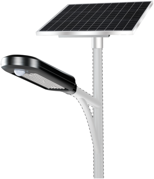 Uliczna oprawa solarna z regulowanym panelem Uliczna oprawa solarna z regulowanym panelemLSLSB40W