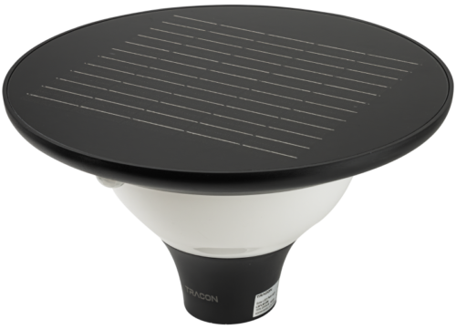 Solarna, parkowa oprawa uliczna LED z czujnikiem ruchu 15 W 4000 K 2000 lm LSPLM15W TRACON