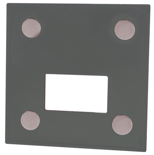 Magnetyczna płyta czołowa do oprawy LVS03, antracytowa 86.5x86.5x2mm LVS03A TRACON