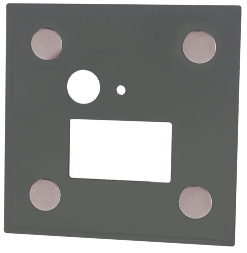 Magnetyczna płyta czołowa do oprawy LVS03M, antracytowa 86.5x86.5x2mm LVS03MA TRACON