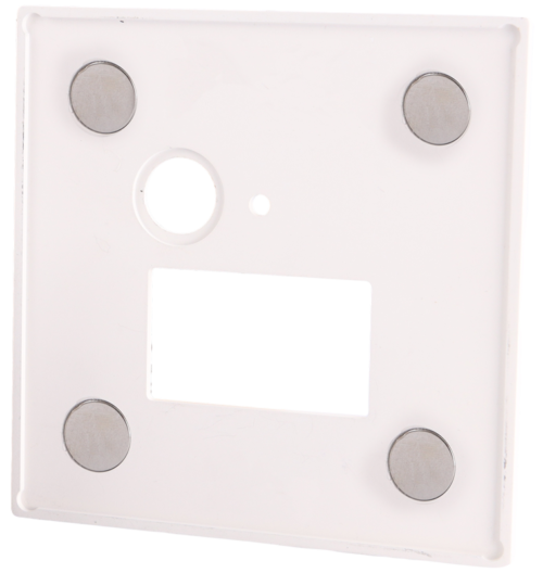 Magnetyczna płyta czołowa do oprawy LVS03M, biała 86.5x86.5x2mm LVS03MW TRACON